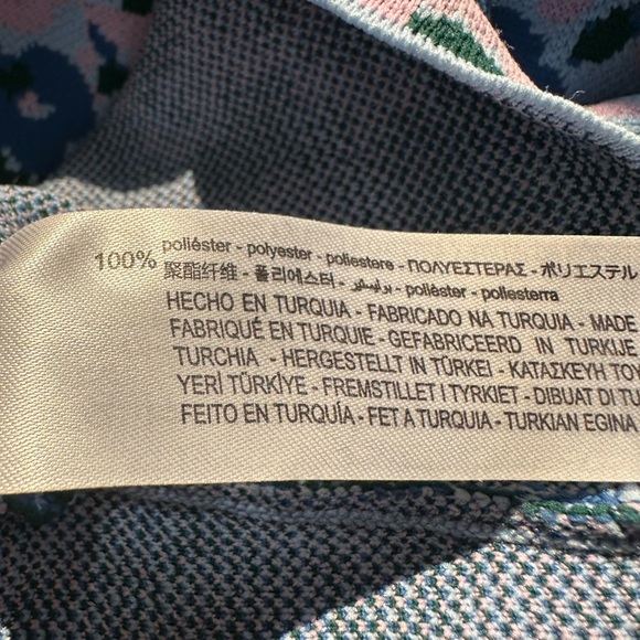 Zara Blue and White Off-the-Shoulder Sweater - Picture 6 of 6